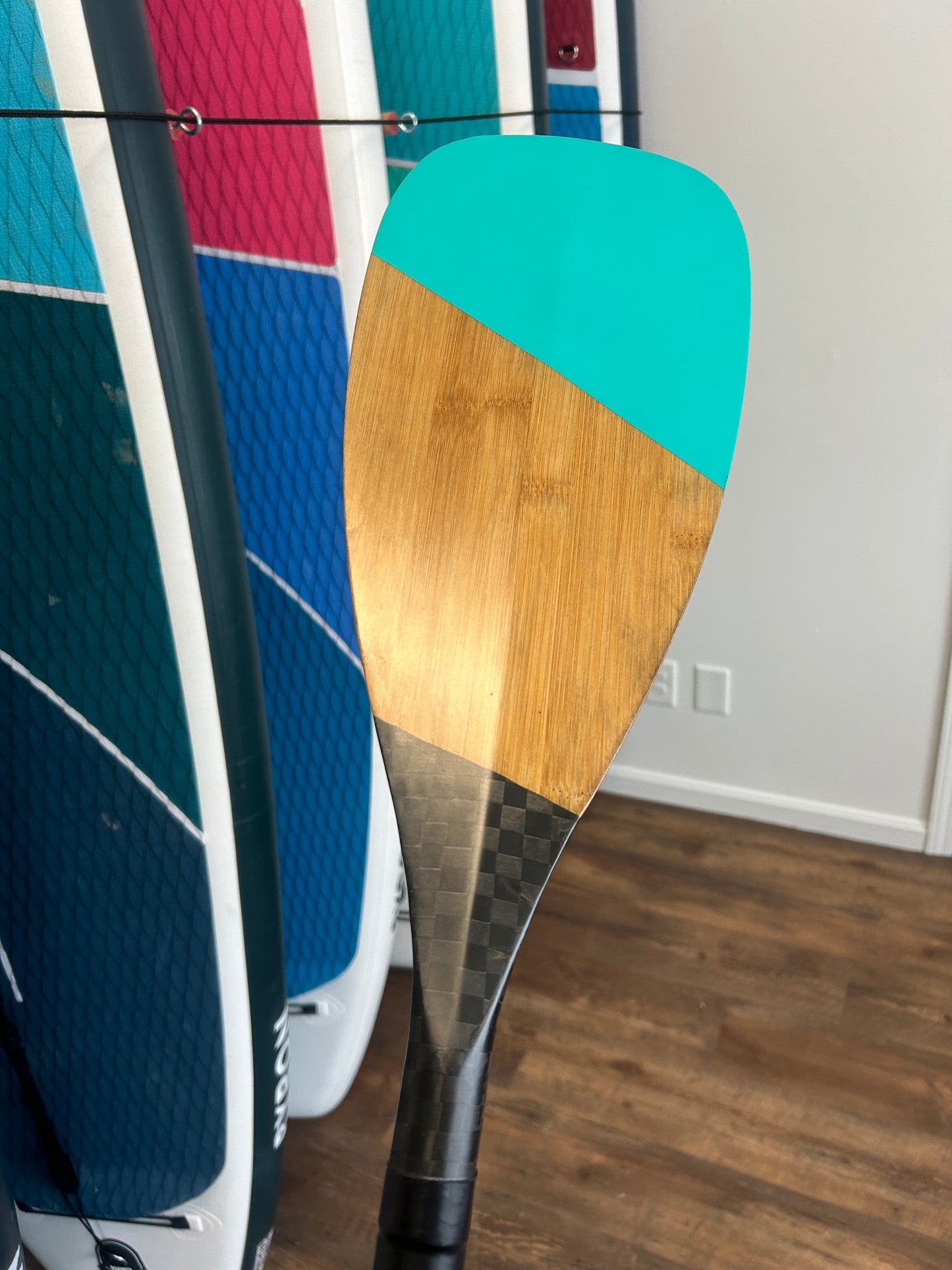 Honu Evolution Bamboo Carbon SUP Paddle