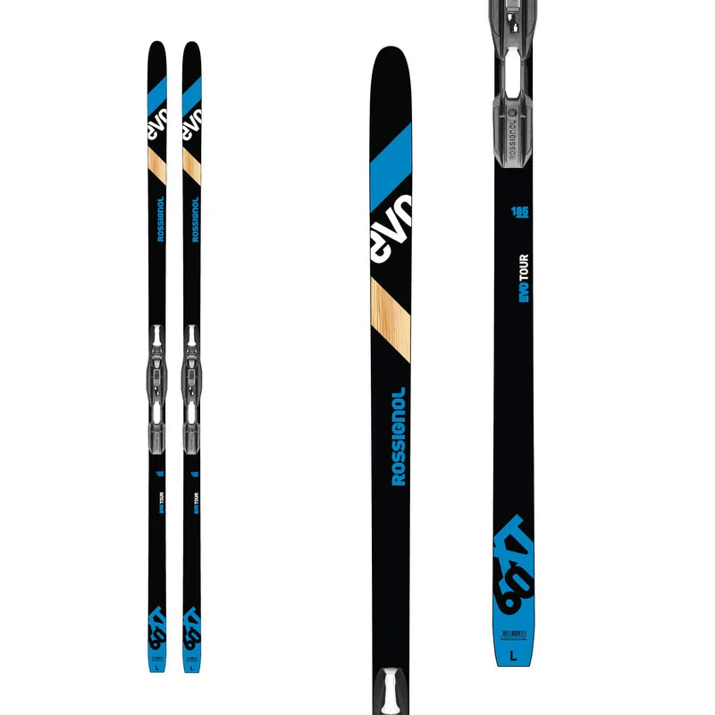 EVO 60 XT Positrack Cross Country Skis with Tour Step-in Bindings