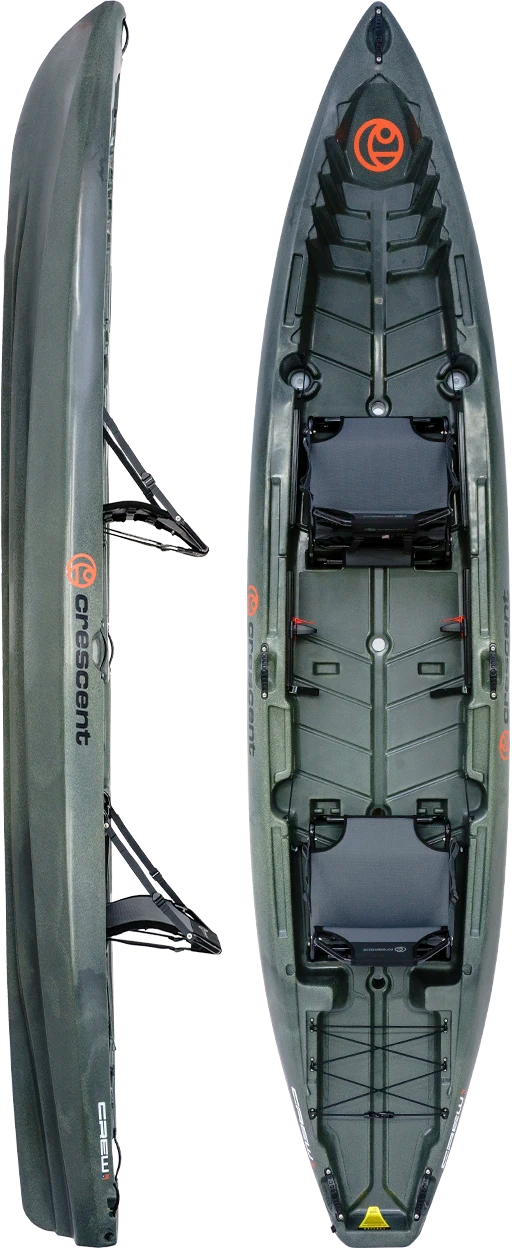 Crescent Crew 2+1 Tandem Kayak Moon Rock