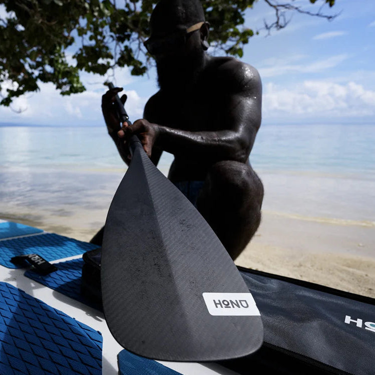 Honu Odyssey Large Blade Carbon Fiber Paddleboarding Paddle for Touring, Fitness, and Racing sold by Northern Explorer Supply in York, Maine