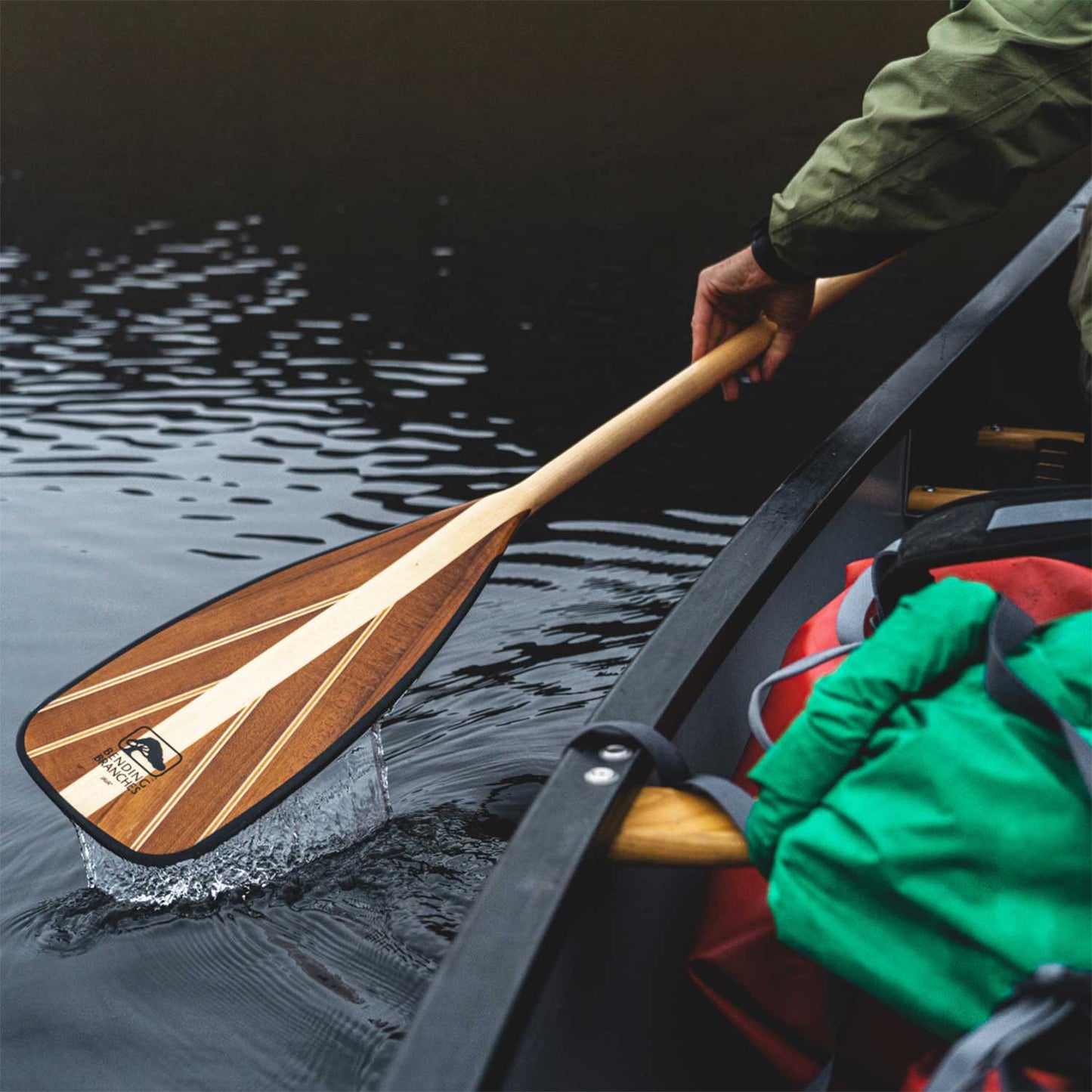 Java 11 Bent Shaft Canoe Paddle, 52 inch | Cosmetic Blemish