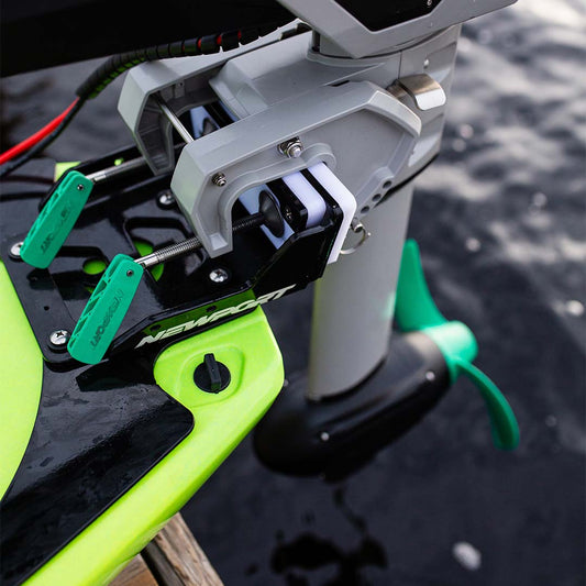 Motor mount plate for Crescent Kayaks