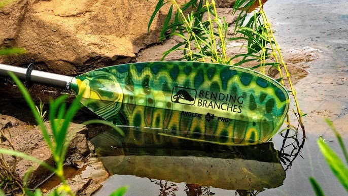 Aquabound Tango kayak paddle underneath the waters near Kittery Trading Post, Kittery, Maine.