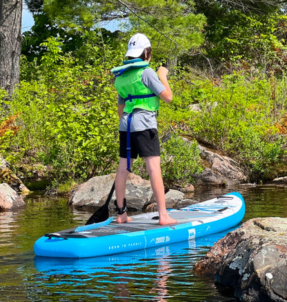 BlueFin Cruise 10’8” Stand-up Paddle Board with SUP Paddle, Pump, Seat, and Leash