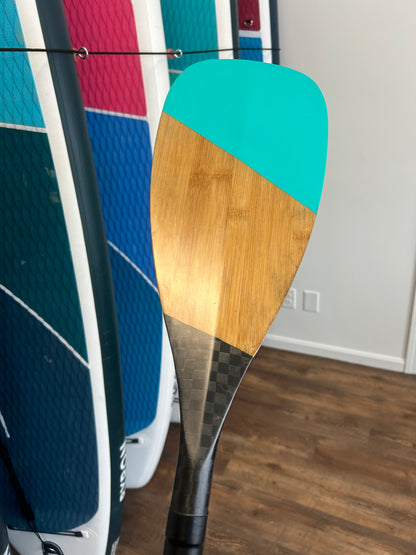Honu Evolution Bamboo Carbon SUP Paddle