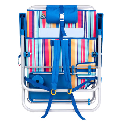 GCI Big Surf Beach Chair with Slide-out Table (Tray)