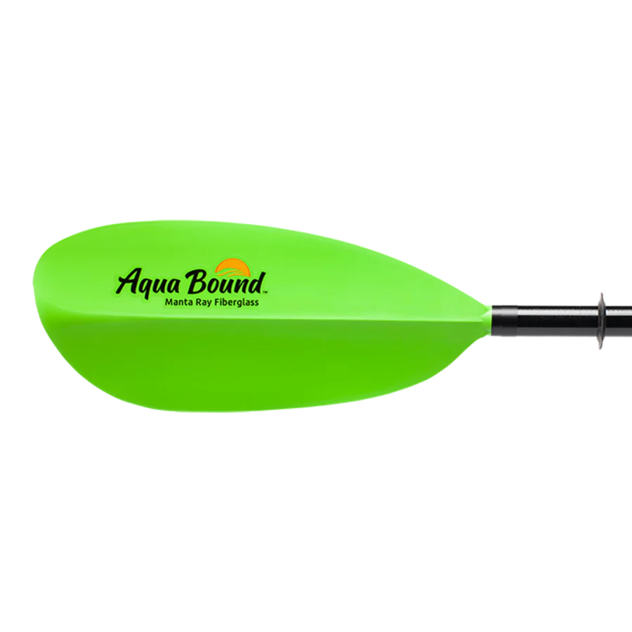 Manta Ray Fiberglass 2-Piece Snap-Button Kayak Paddle