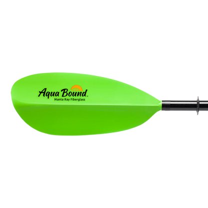 Manta Ray Fiberglass 2-Piece Snap-Button Kayak Paddle