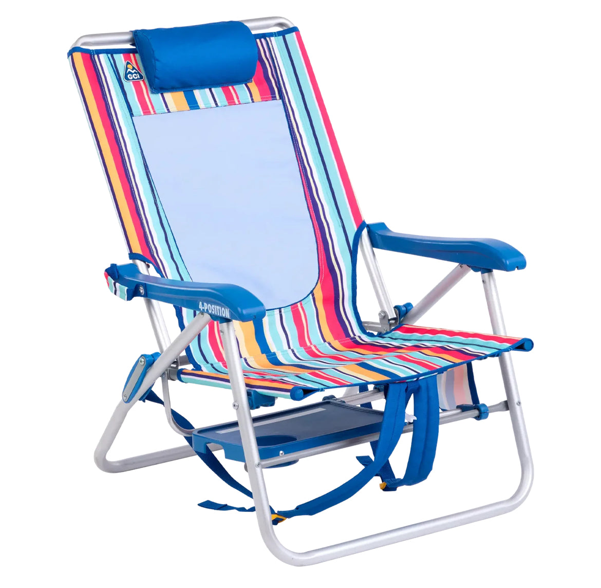 GCI Big Surf Beach Chair with Slide-out Table (Tray)