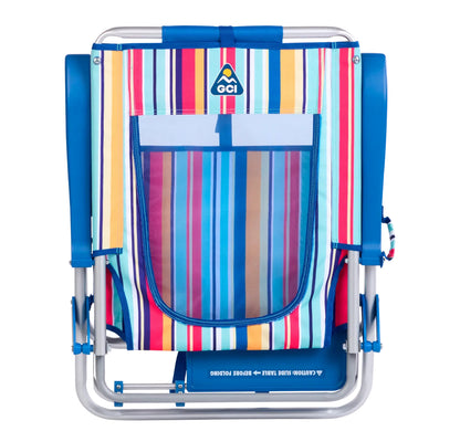 GCI Big Surf Beach Chair with Slide-out Table (Tray)