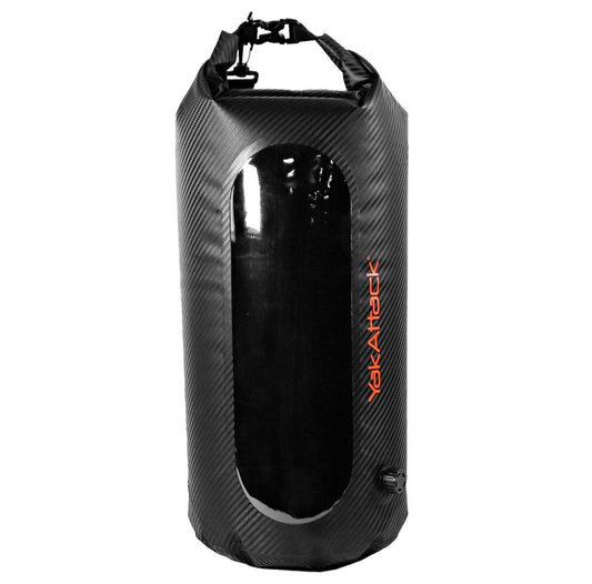 HD Roll Top Dry Bag with Air Valve, 20L, Black Carbon