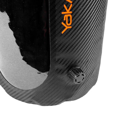 HD Roll Top Dry Bag with Air Valve, 20L, Black Carbon