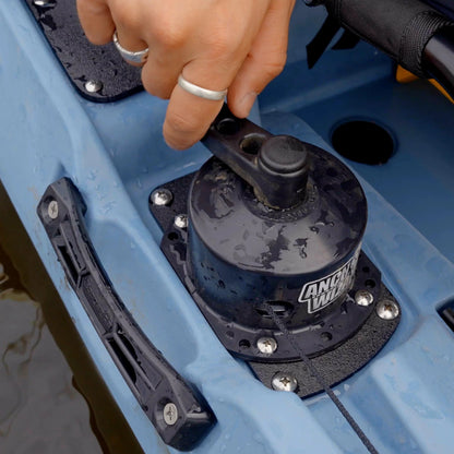 Anchor Wizard Low Profile Kayak Anchoring System | Crank and Chute