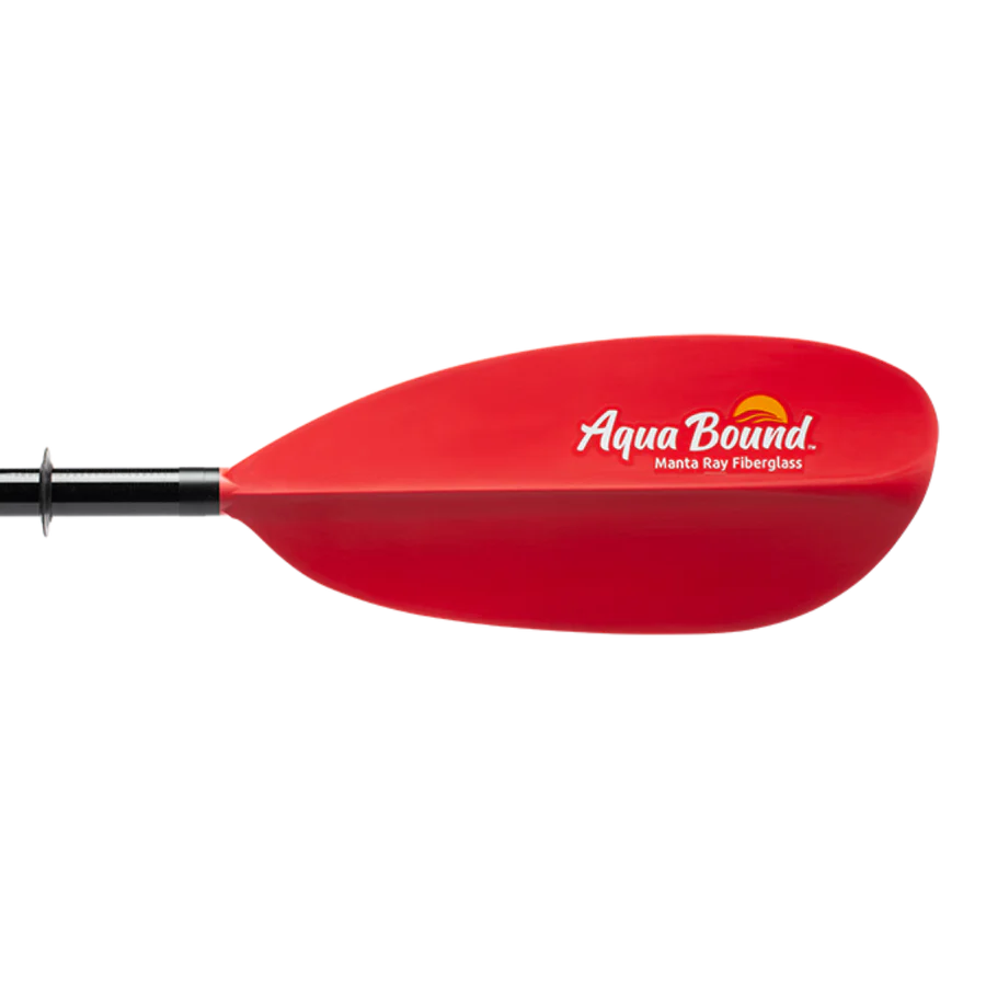 Manta Ray Fiberglass 2-Piece Snap-Button Kayak Paddle
