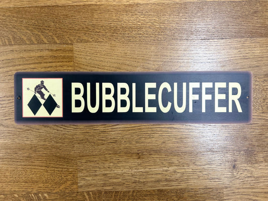 Bubblecuffer Ski Trail Sign Sugarloaf Mountain by Gallery Concepts of Maine.