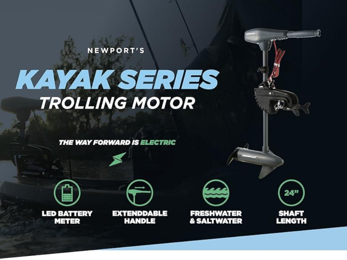 Kayak Trolling Motor | 55 lbs Thrust