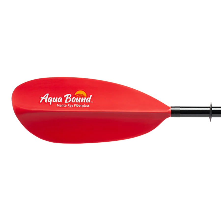 Manta Ray Fiberglass 2-Piece Snap-Button Kayak Paddle