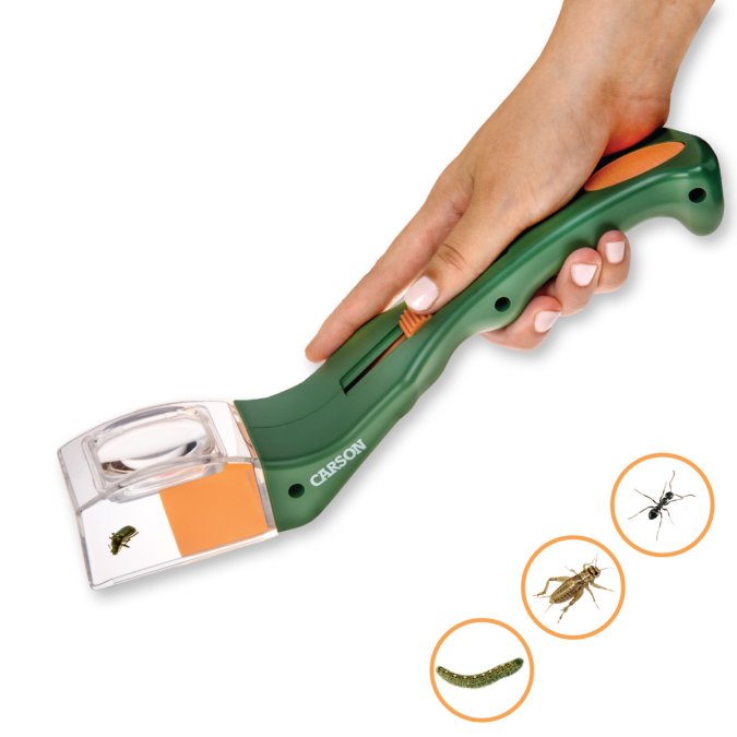 BugView Quick-Release Bug Catching Tool and 5x Magnifier