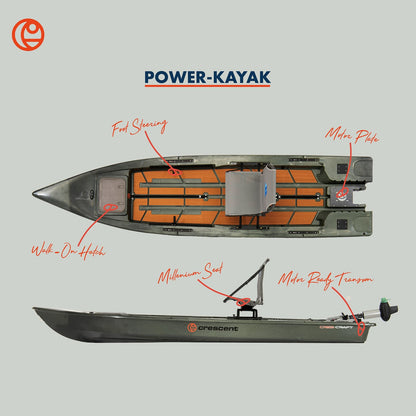 Crescent Cres-Craft Power-Kayak 
