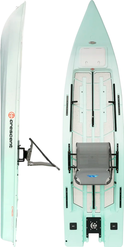 Crescent Cres-Craft Power Kayak (Seafoam color)