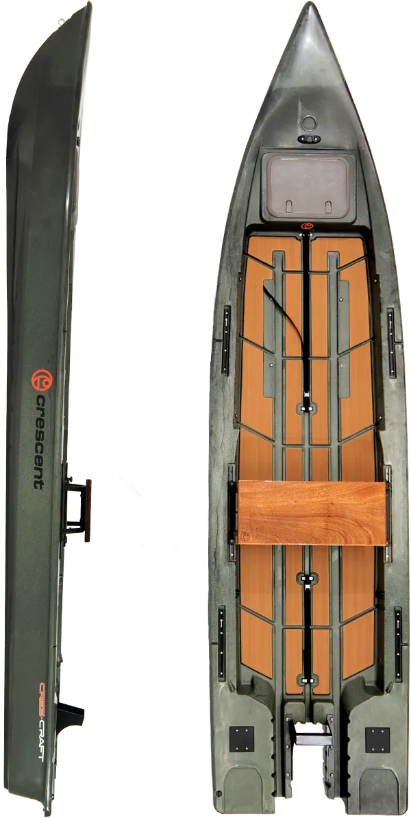 Crescent Cres-Craft Skiff (Moon Rock color)