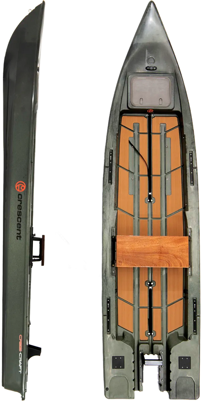 Crescent Cres-Craft Skiff (Moon Rock color)