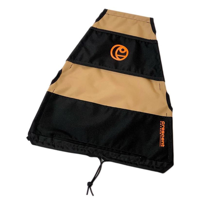 Crescent Kayaks CK1 Venture Bow Cover with Paddle Holder (Sleeve), Tan Color