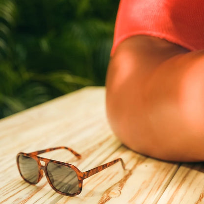 Summit Amber Tortoise - Polarized Sunglasses