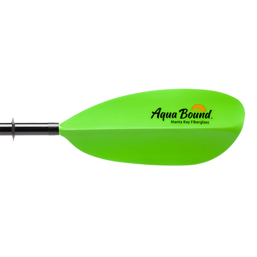 Manta Ray Fiberglass 2-Piece Snap-Button Kayak Paddle