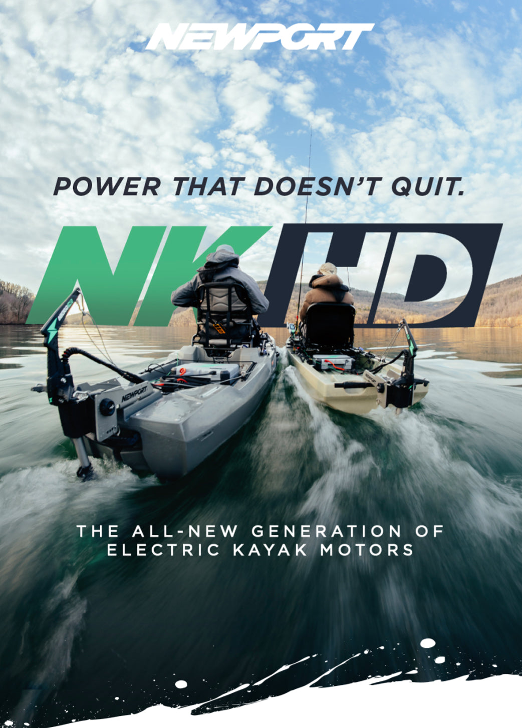 Newport NK180 HD Electric Kayak Motor