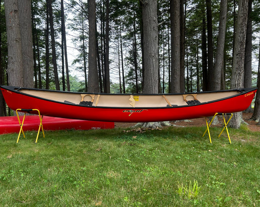 A Esquif Canyon T-Formex canoe red