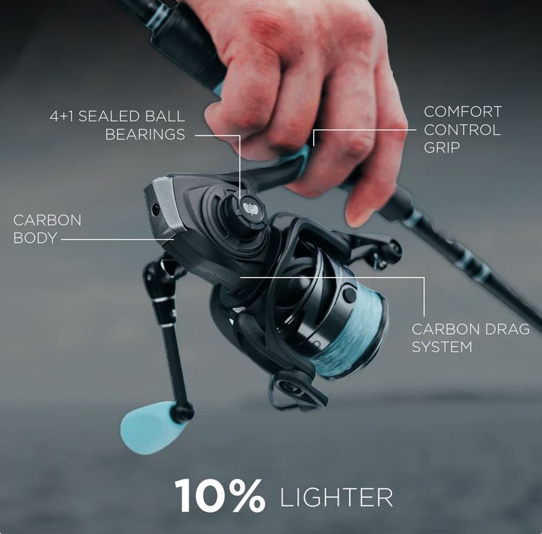 Inshore Fishing Rod and Spinning Reel | Carbon II Combo by Toadfish