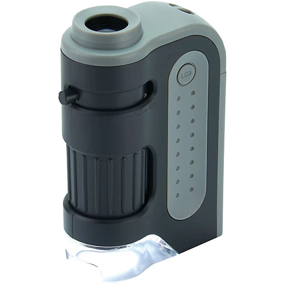 60x-120x LED Lighted Pocket Microscope | Educational, Portable