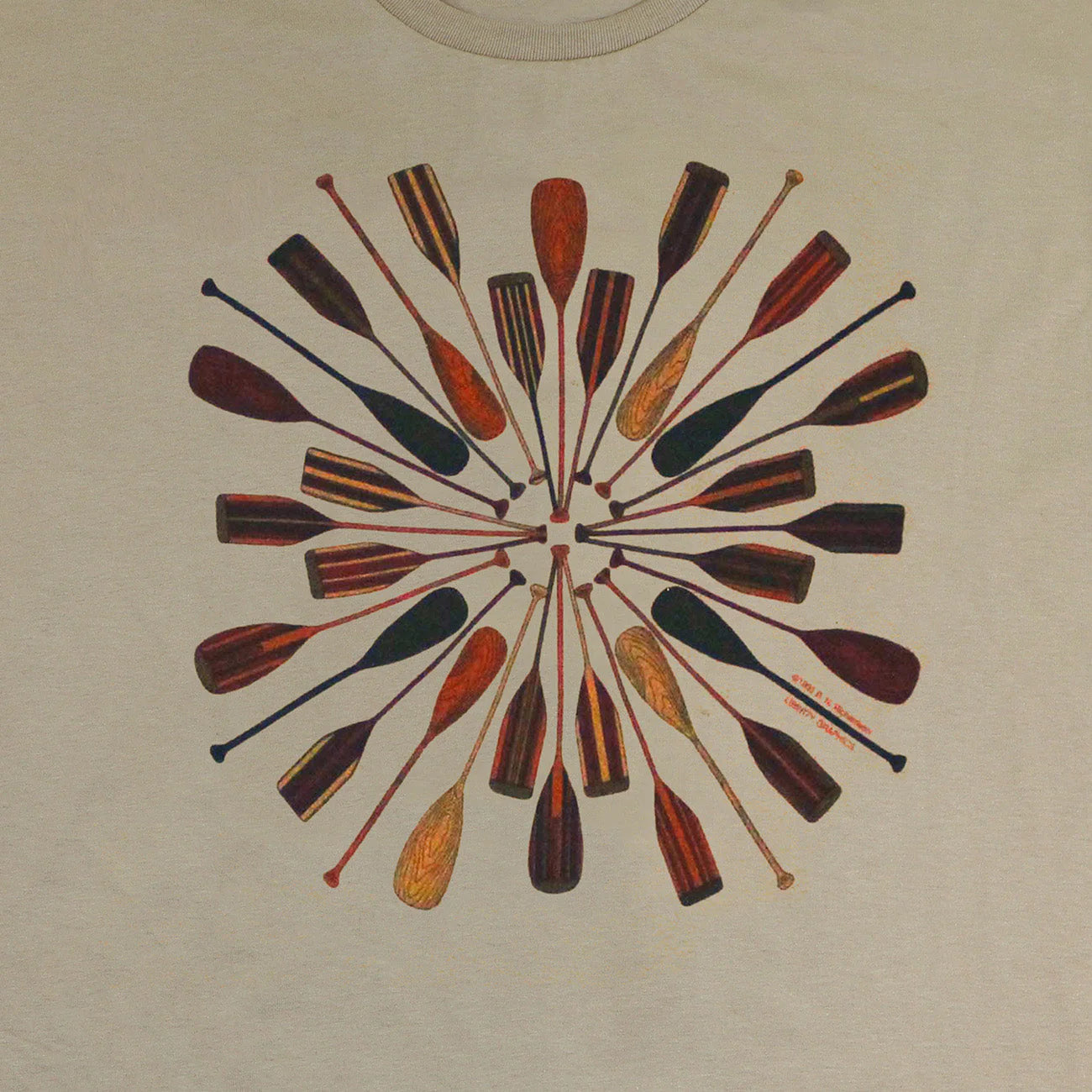 Wooden Canoe Paddles Adult T-Shirt