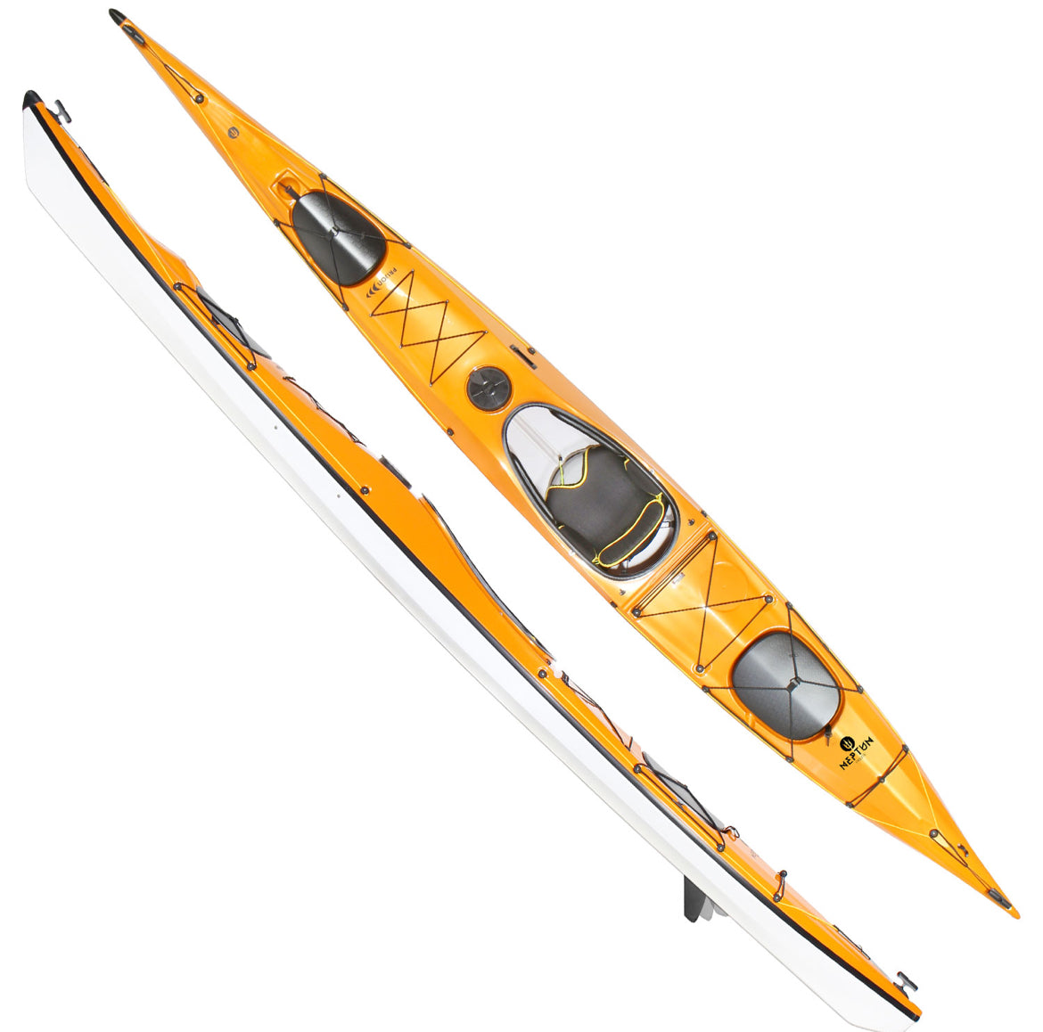 Prijon Neptun Prilite sea kayak in orange color
