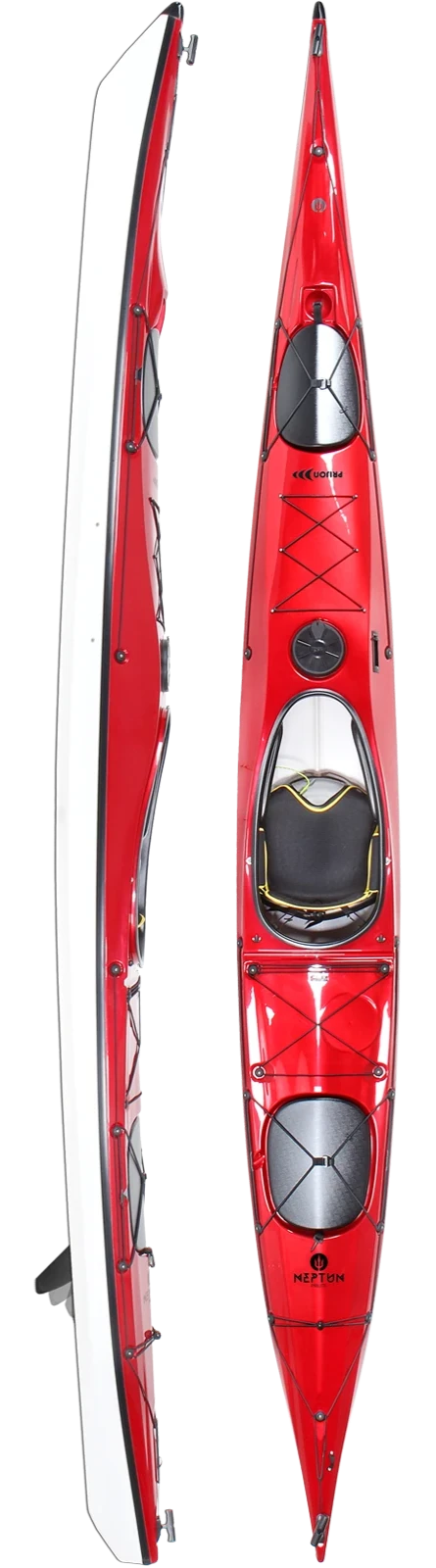 Prijon Neptun Sea Kayak, red color, Prilite material