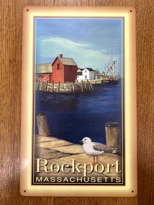 Rockport Massachusetts Lobster Fishing Pier Souvenir Sign