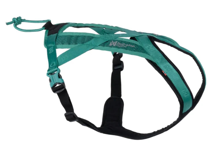 Rush Dog Harness for Pulling by Non-stop Dogwear (teal)