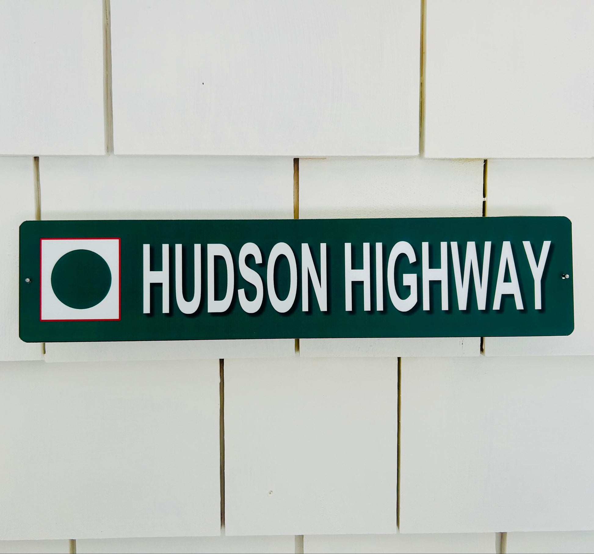 Hudson Highway Green Trail Sign (Souvenir)