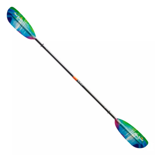 Tango Fiberglass 2-Piece Straight Shaft Kayak Paddle (Cosmetic Second), Northern Lights 240 cm.