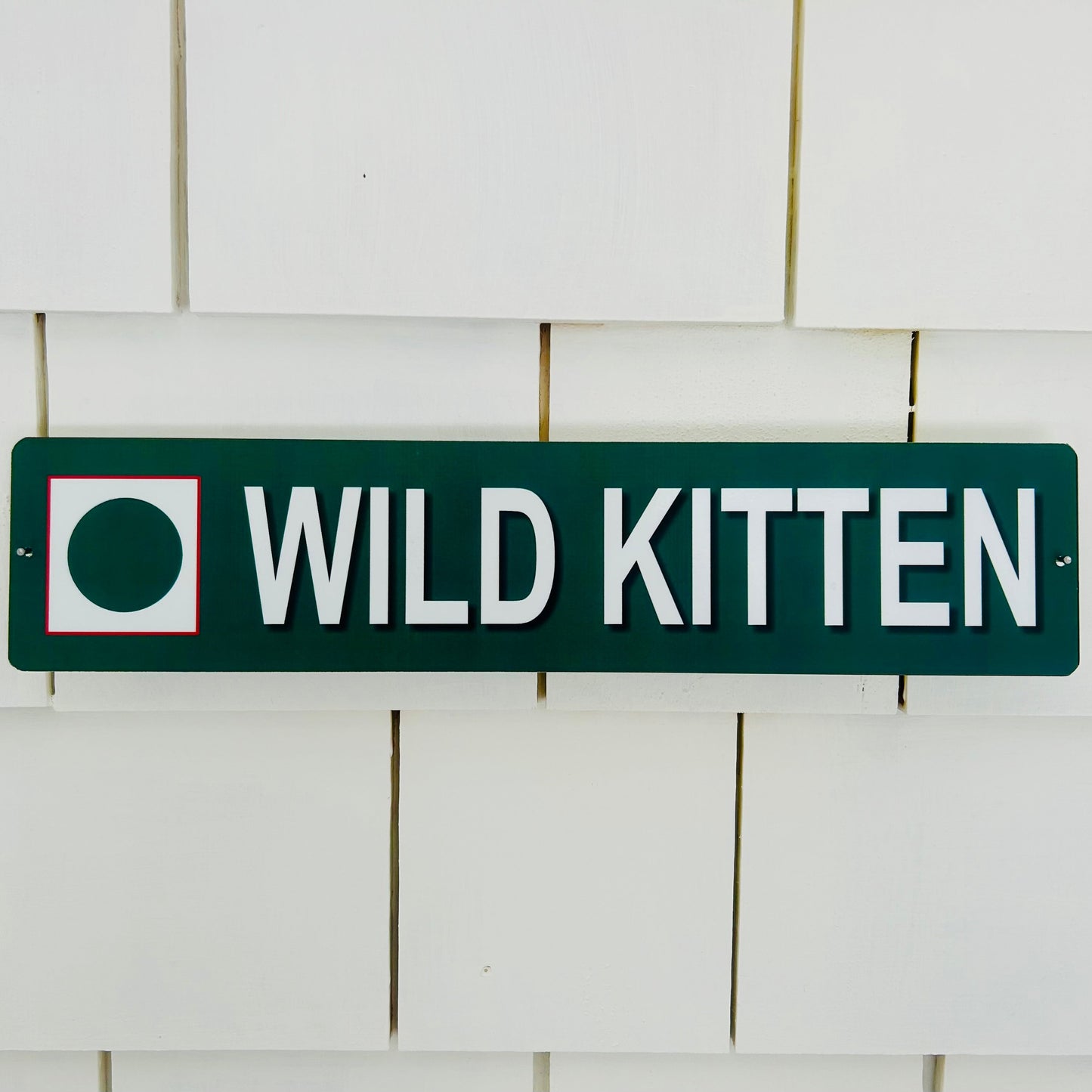 Ski Trail Sign for Wild Kitten Ski Trail at Wildcat Mountain in New Hampshire