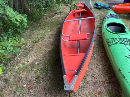 coleman ram-x 15 canoe used red 02