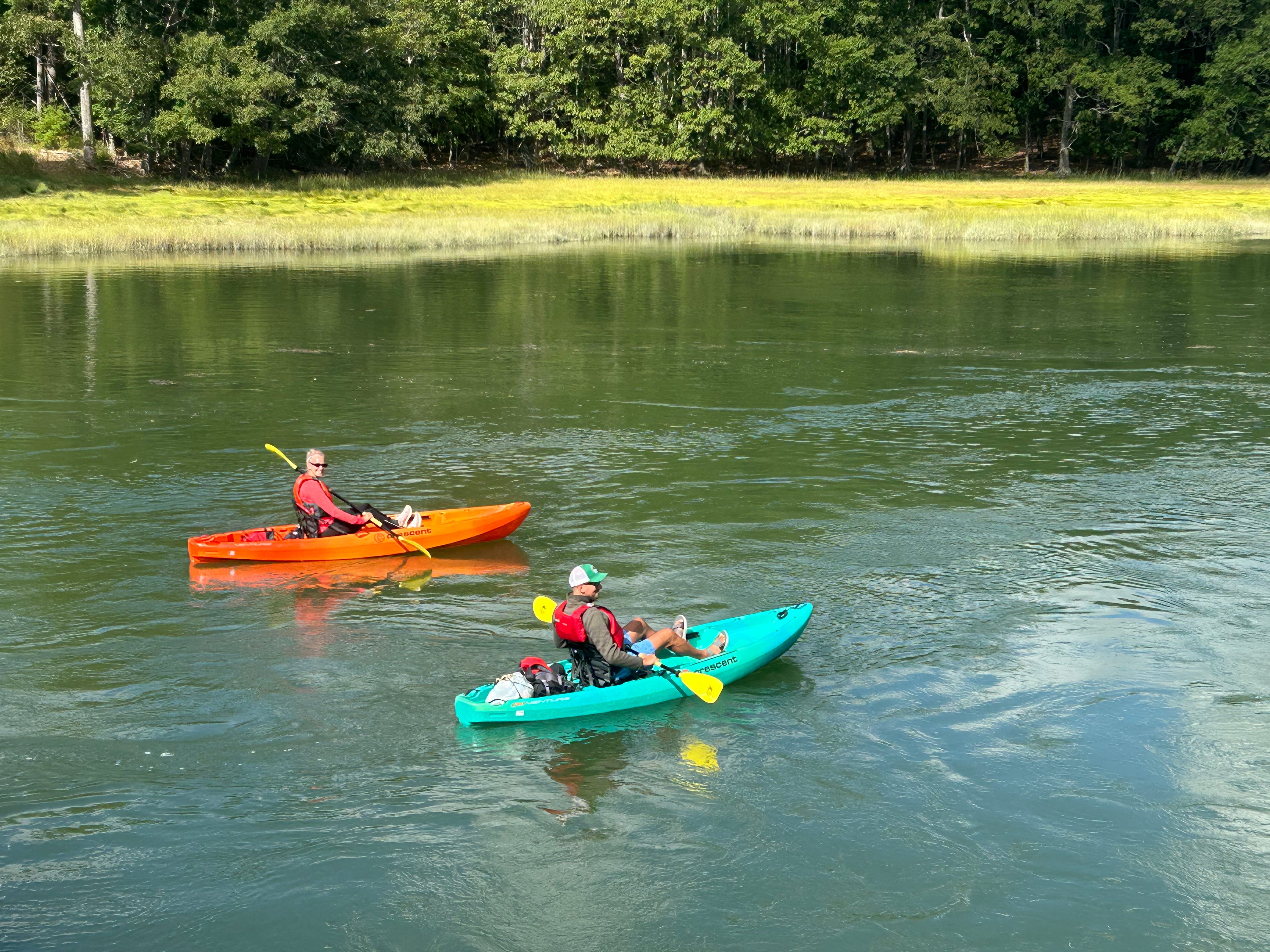 Kayaking the York River, Maine