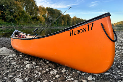 Esquif Huron 17' T-Formex Lite Tandem Canoe, Mango | Demo Model