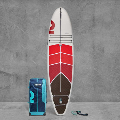 Honu Byron 10'6 Inflatable Paddleboard Red Coral Color
