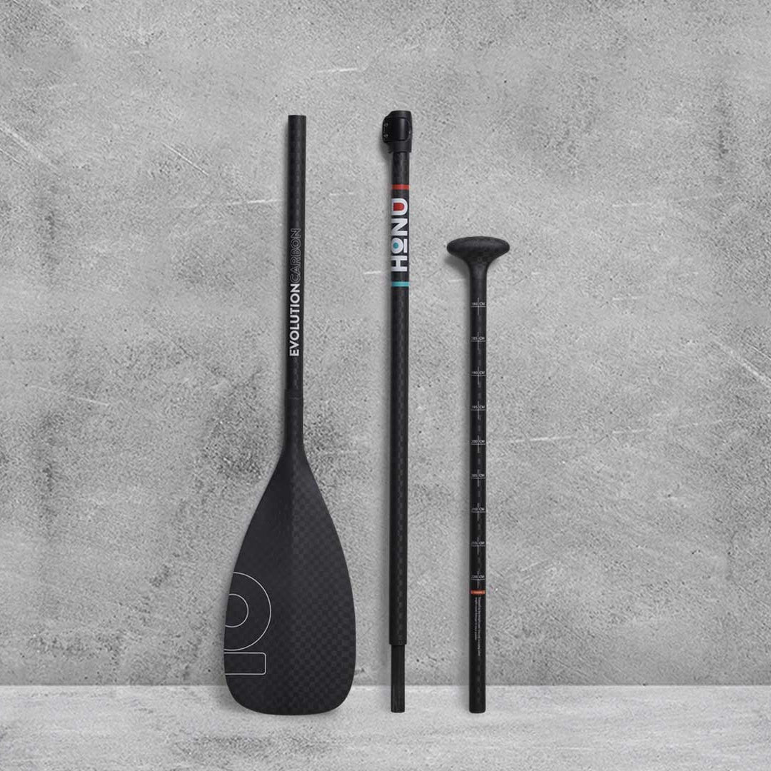 HONU Evolution Carbon SUP Paddle Large Blade full view