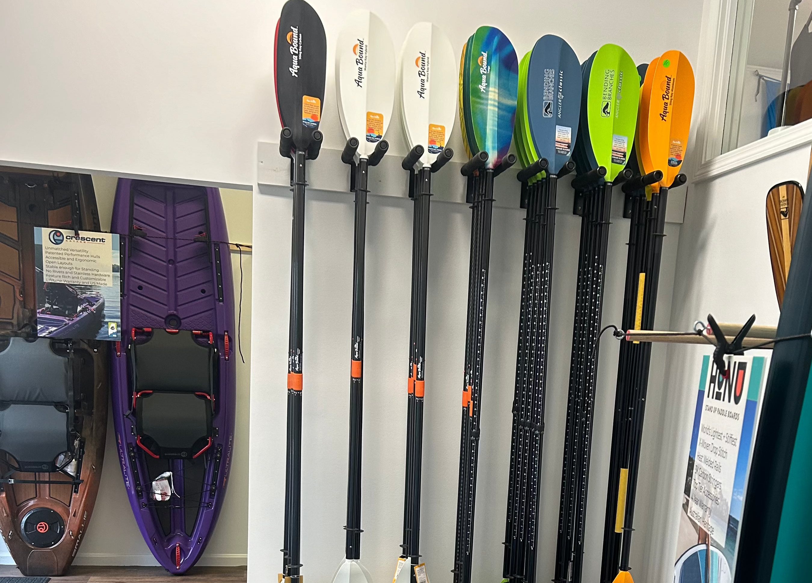 aquabound and bending branches paddles retailer 