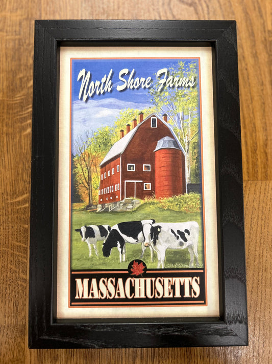 Farms of North Shore Massachusetts Framed Print 6 x 10