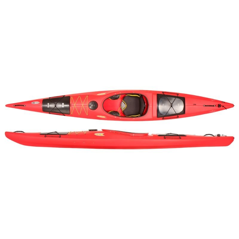 Prijon Enduro 450 kayak, red color