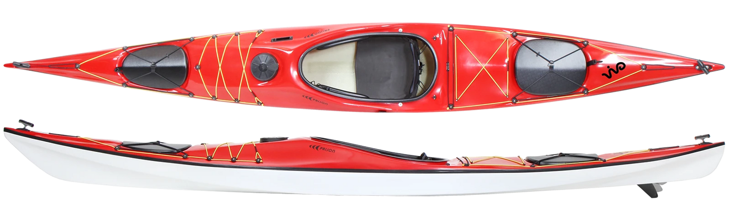 Prijon Vivoo Sea Kayak in red color
